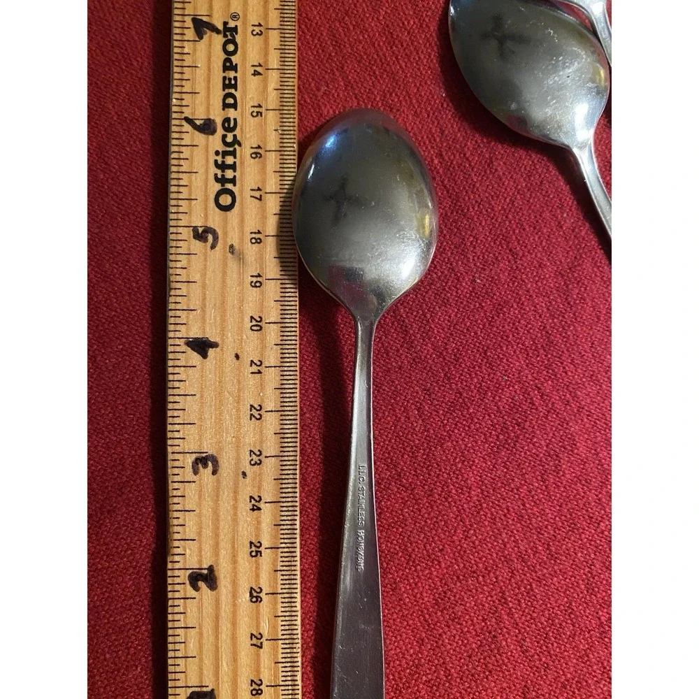 Vintage‎ LLC Hong Kong Stainless Steel Flatware Dinner Spoons Set Of 3